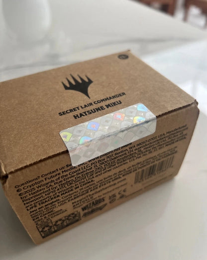 Secret Lair Commander Deck: Hatsune Miku - NEW SEALED IN HAND - Ships ASAP