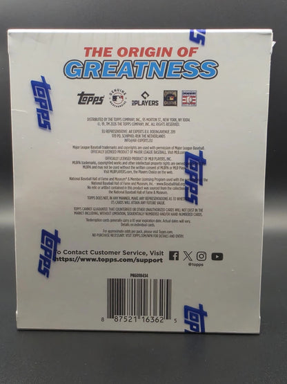 Topps 2026 Bowman Chrome Mega Box Baseball Trading Cards 36 Cards MLB