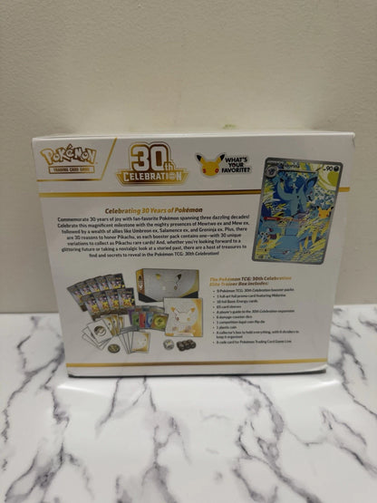 Pokemon 30th Anniversary Celebration Elite Trainer Box ETB - SEALED