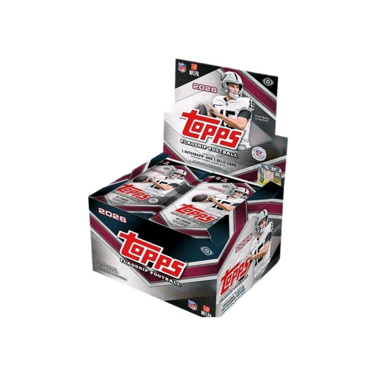 2026 Topps Flagship Football Jumbo Hobby Box Factory Sealed In Hand - READY TO SHIP