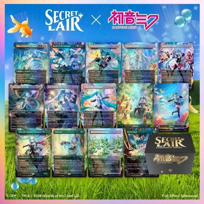 Magic the Gathering Secret Lair Hatsune Miku Commander Deck - IN HAND