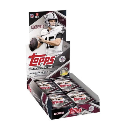 2026 TOPPS FLAGSHIP FOOTBALL HOBBY BOX - BRAND NEW (2) HOBBY BOXES TOTAL