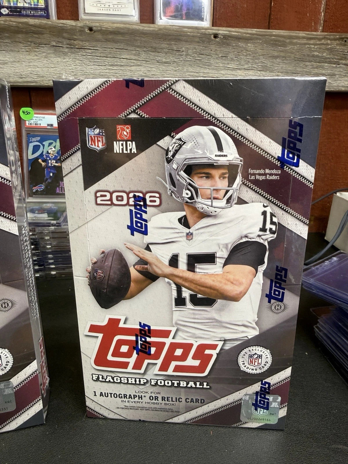 2026 TOPPS FLAGSHIP FOOTBALL HOBBY BOX - BRAND NEW (2) HOBBY BOXES TOTAL