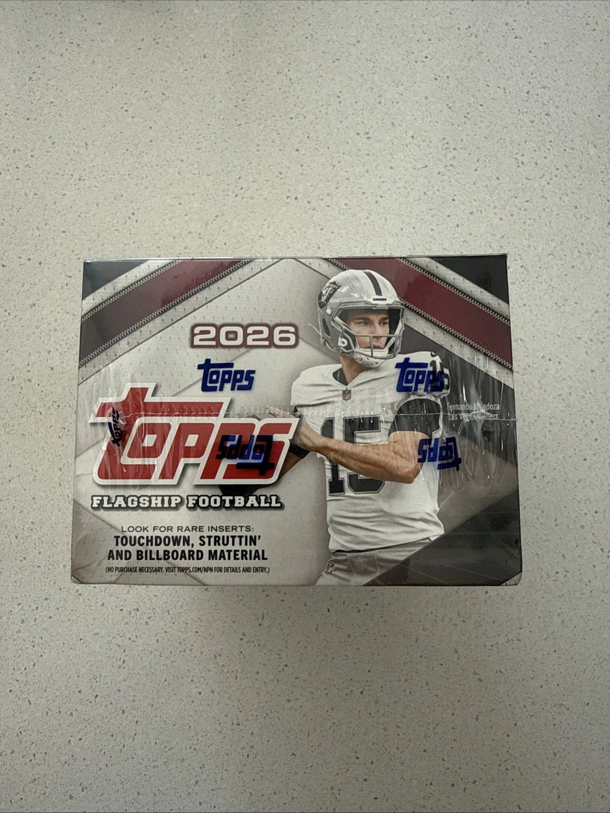 2026 Topps Flagship Football Jumbo Hobby Box Factory Sealed In Hand - READY TO SHIP
